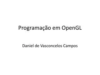 programa o em opengl