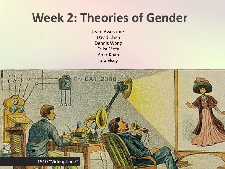 week 2 theories of gender