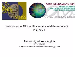 University of Washington GTL VIMSS Applied and Environmental Microbiology Core