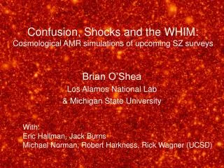 Confusion, Shocks and the WHIM: Cosmological AMR simulations of upcoming SZ surveys