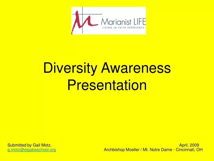 diversity awareness presentation