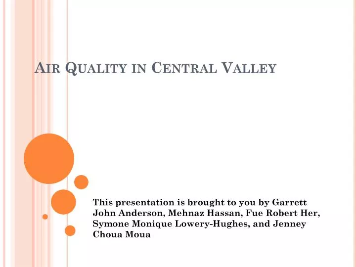 air quality in central valley