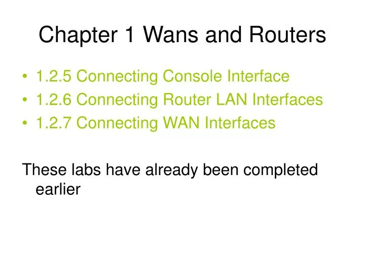 chapter 1 wans and routers