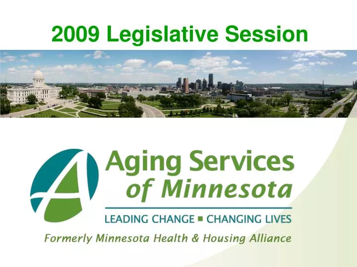 2009 legislative session