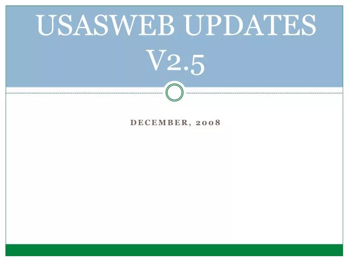 usasweb updates v2 5