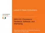 Lecture 2: Basic Instructions - slide 1