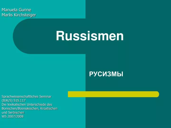 russismen