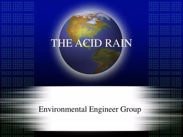 the acid rain