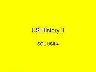 US History II