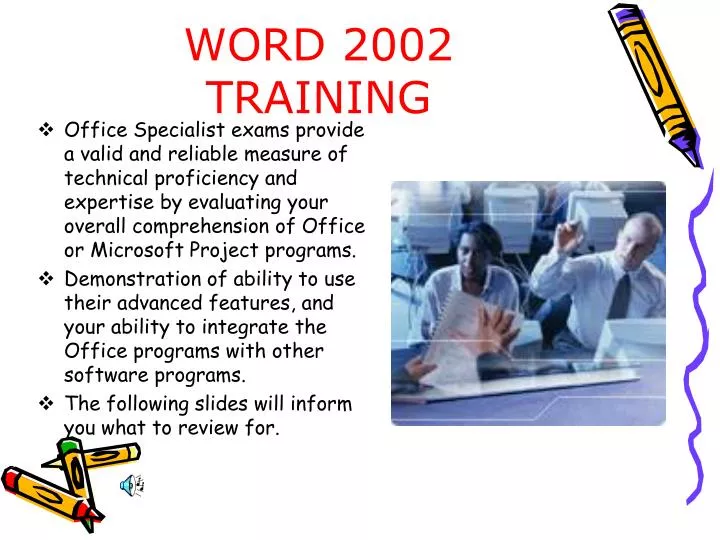 word 2002 training