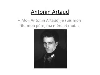 antonin artaud