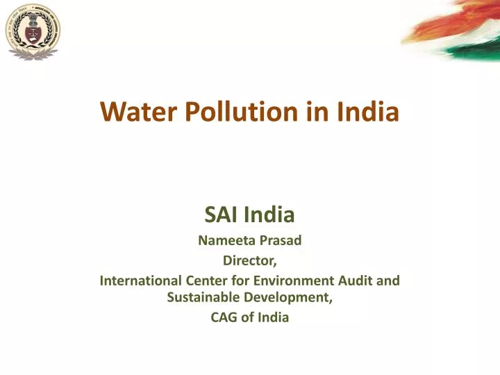 water pollution in india