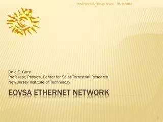 EOVSA ethernet network