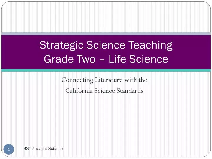 strategic science teaching grade two life science