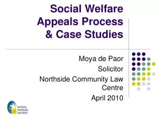 Social Welfare Appeals Process &amp; Case Studies