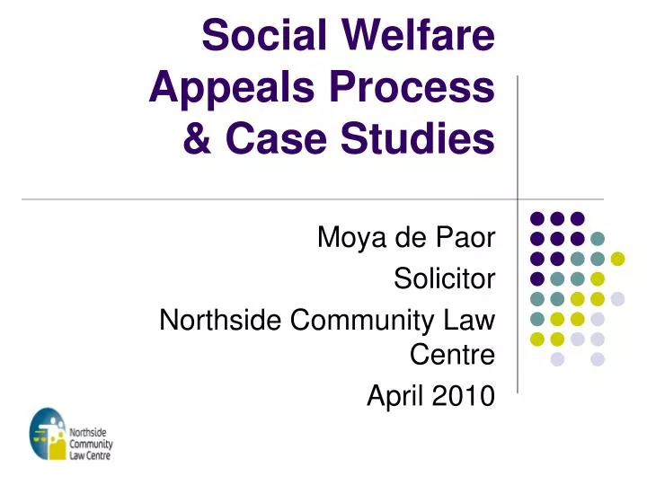 social welfare appeals process case studies