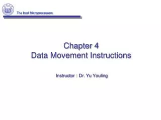 Chapter 4 Data Movement Instructions