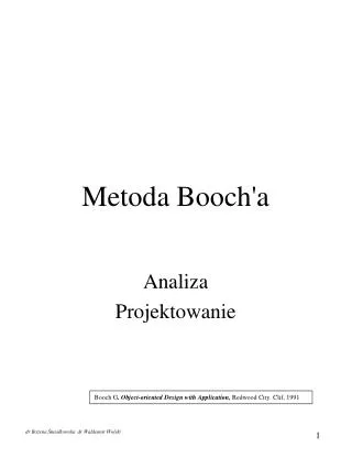 metoda booch a