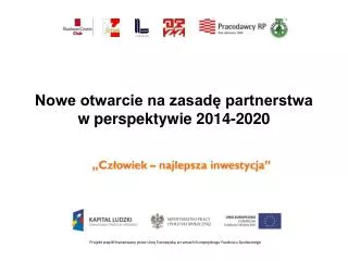 nowe otwarcie na zasad partnerstwa w perspektywie 2014 2020