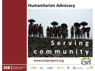 Humanitarian Advocacy