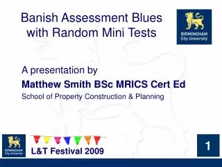 Banish Assessment Blues with Random Mini Tests
