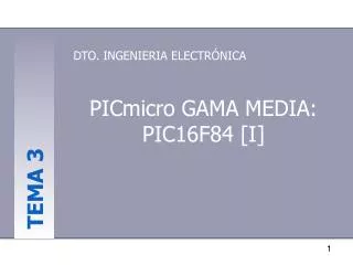 picmicro gama media pic16f84 i
