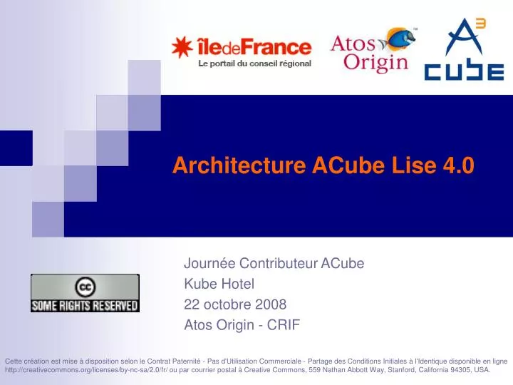 architecture acube lise 4 0