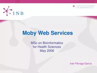 Moby Web Services