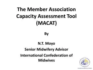 The Member Association Capacity Assessment Tool (MACAT)