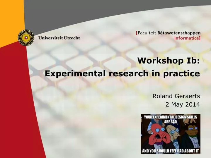 workshop ib experimental research in practice