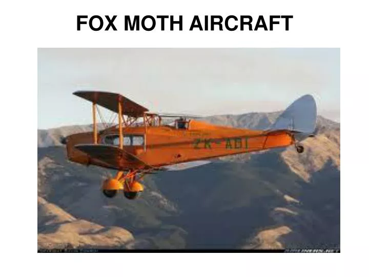 fox moth aircraft