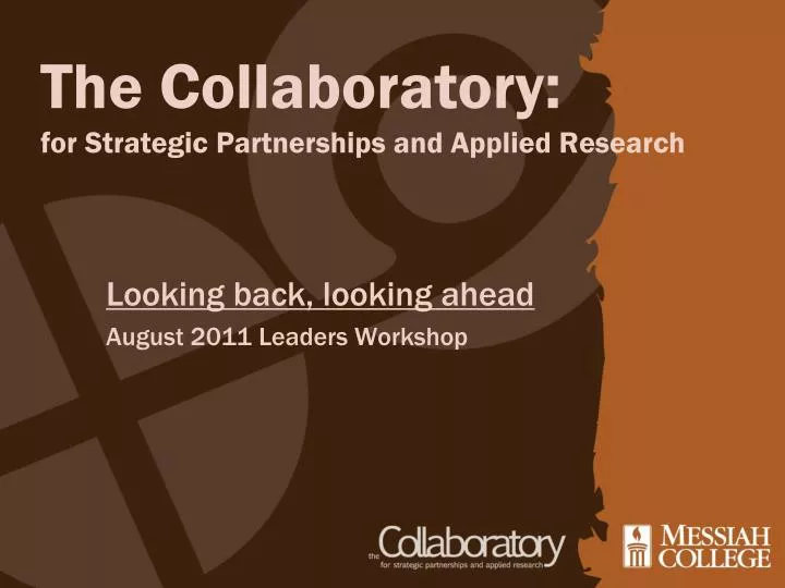 the collaboratory for strategic partnerships and applied research