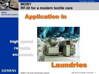 MOBY RF-ID for a modern textile care