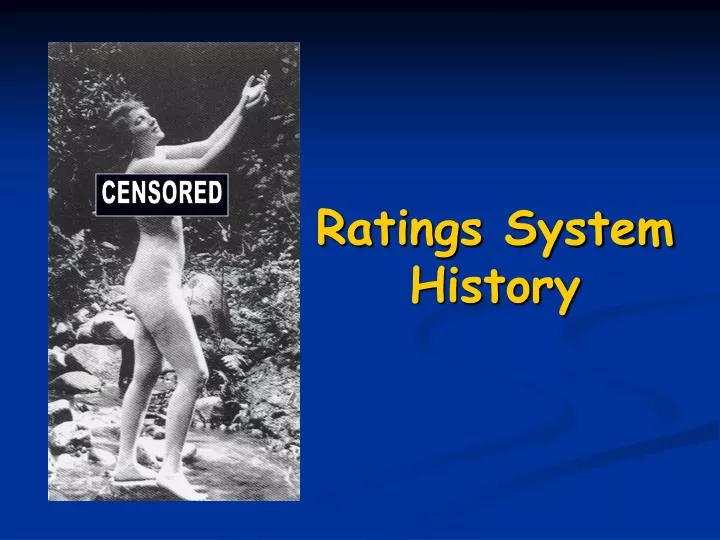 ratings system history