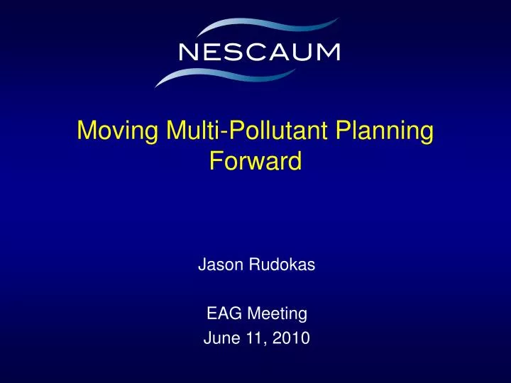moving multi pollutant planning forward
