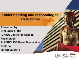 Understanding and responding to Hate Crime