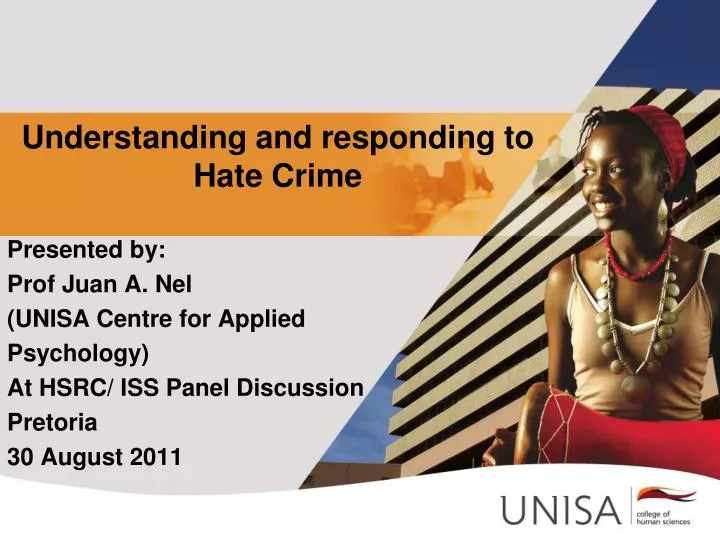 understanding and responding to hate crime