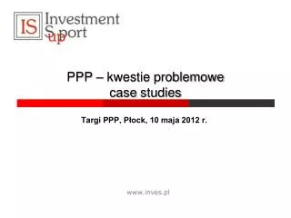 ppp kwestie problemowe case studies