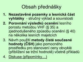 obsah p edn ky