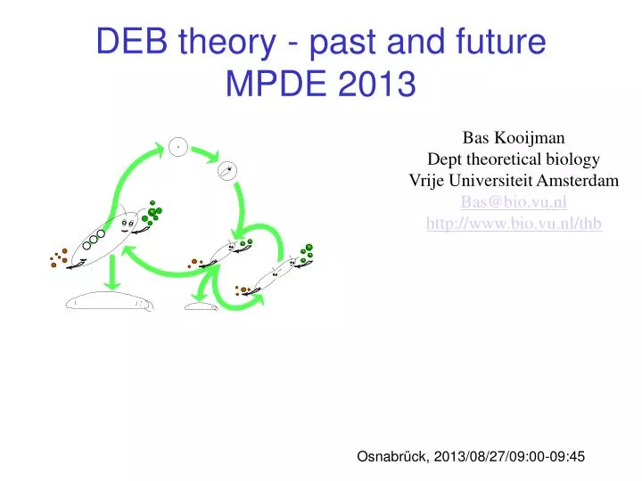 deb theory past and future mpde 2013