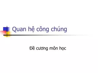 quan h c ng ch ng