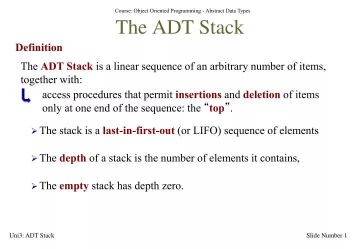 the adt stack