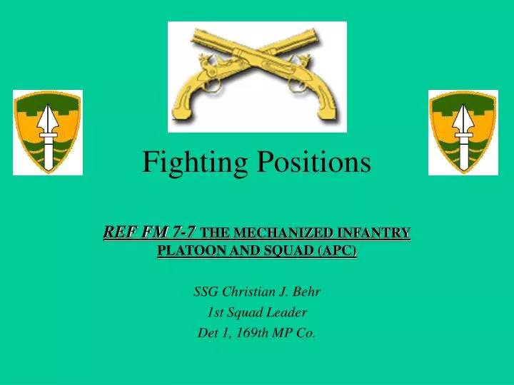 fighting positions