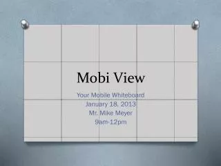 Mobi View