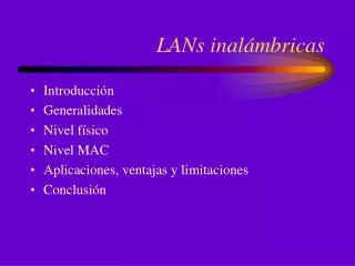 lans inal mbricas