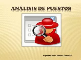 an lisis de puestos