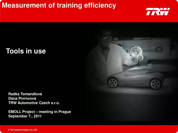 measurement of training efficiency
