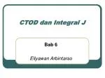 CTOD dan Integral J - slide 1