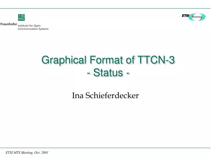 graphical format of ttcn 3 status