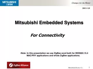 Mitsubishi Embedded Systems